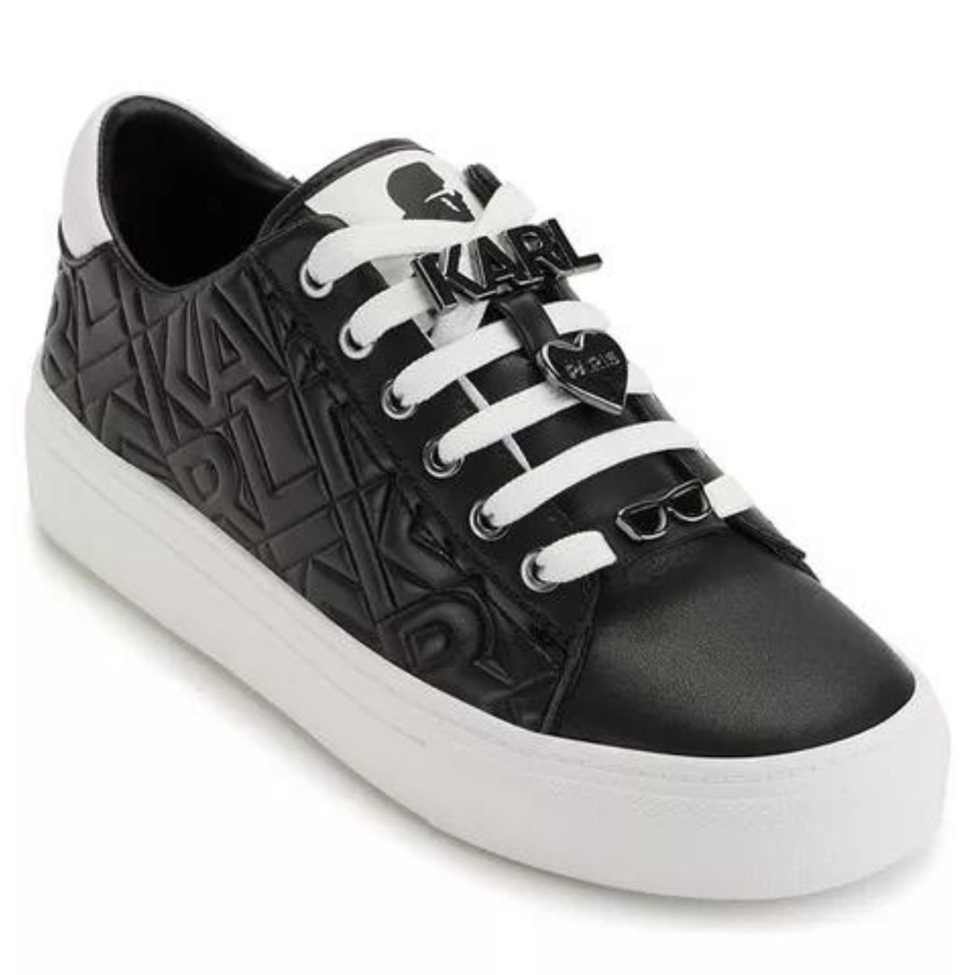 Tenis Casuales Cate Color Negro Karl Lagerfeld Para Mujer